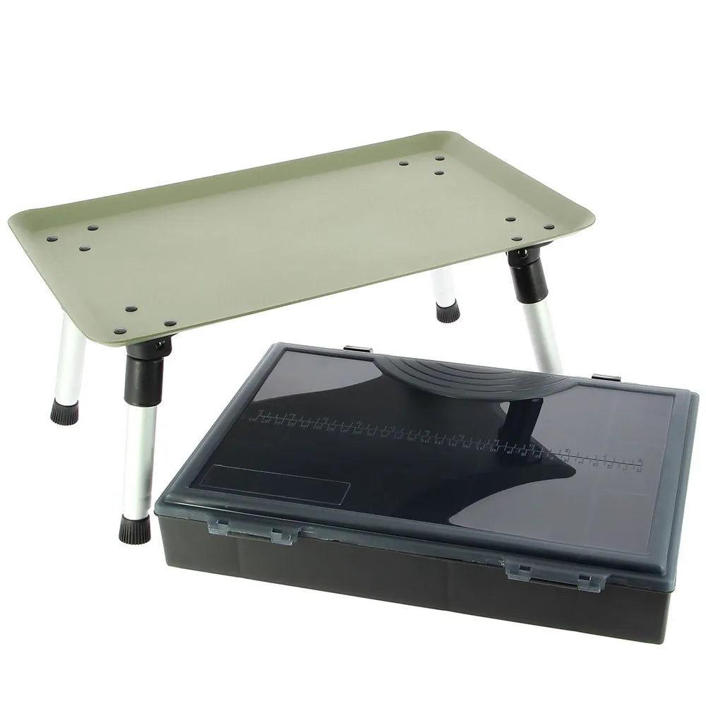 NGT Carp Case System PLUS - Bivvy Table, Tackle Box and Two Tier Bag System (612-PLUS)